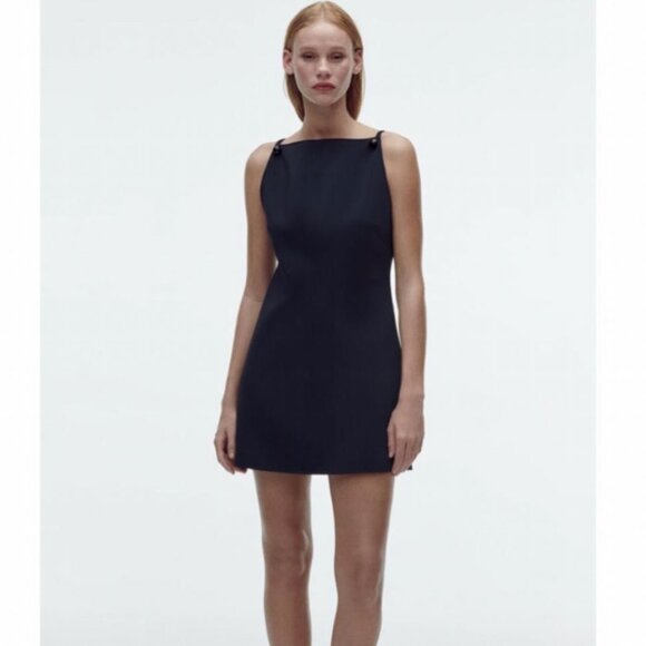 Zara Short Dress with Buttons - Picture 1 of 9